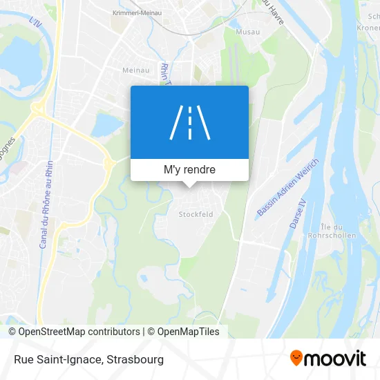 Rue Saint-Ignace plan