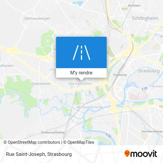 Rue Saint-Joseph plan