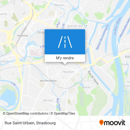 Rue Saint-Urbain plan