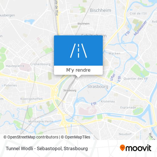 Tunnel Wodli - Sébastopol plan