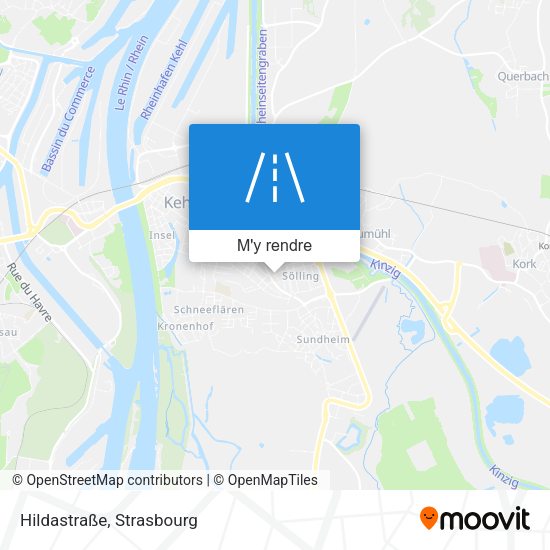 Hildastraße plan