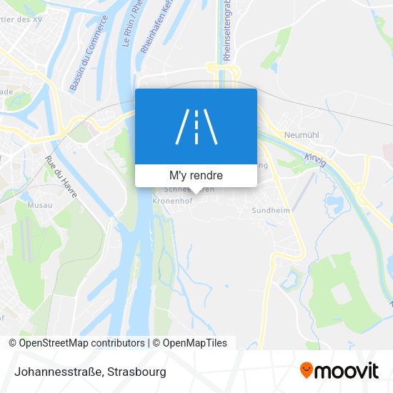 Johannesstraße plan