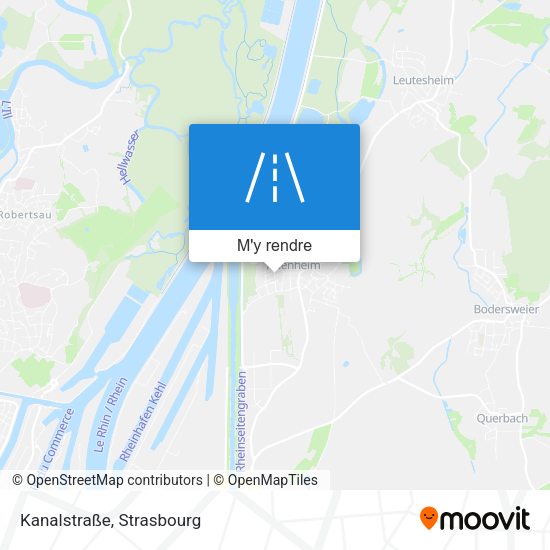 Kanalstraße plan