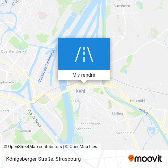 Königsberger Straße plan