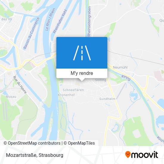 Mozartstraße plan