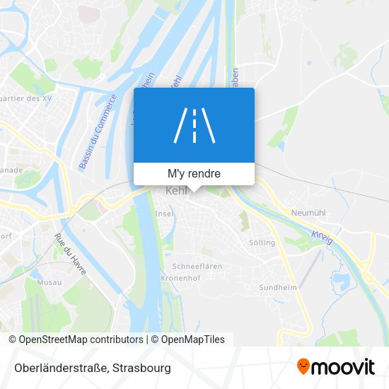 Oberländerstraße plan