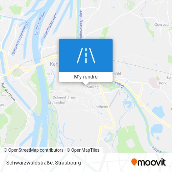 Schwarzwaldstraße plan