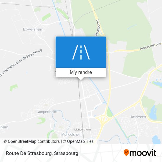Route De Strasbourg plan