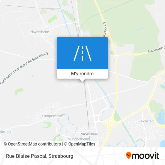 Rue Blaise Pascal plan