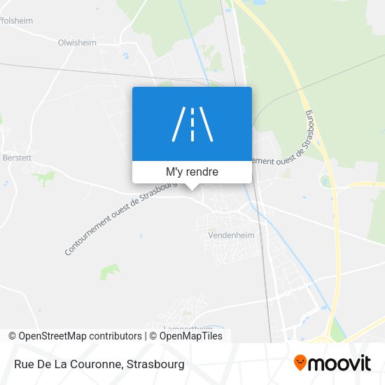 Rue De La Couronne plan