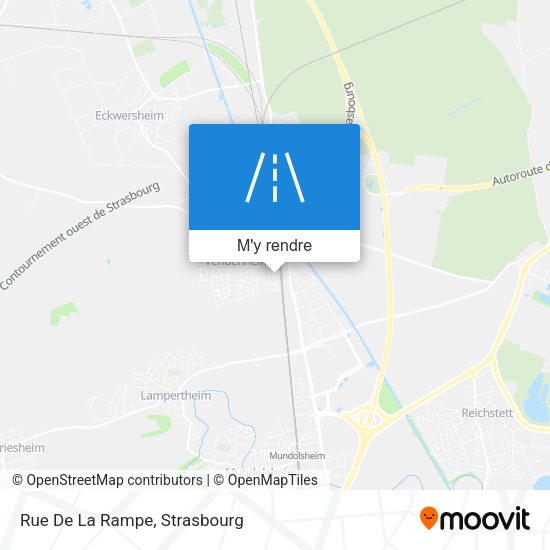 Rue De La Rampe plan