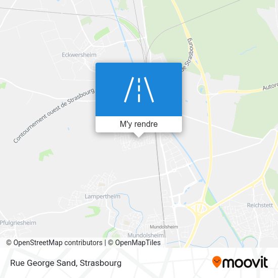 Rue George Sand plan