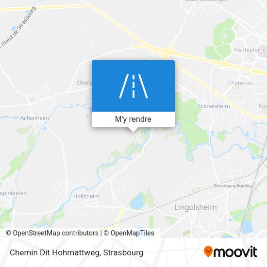 Chemin Dit Hohmattweg plan