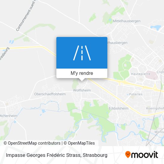 Impasse Georges Frédéric Strass plan