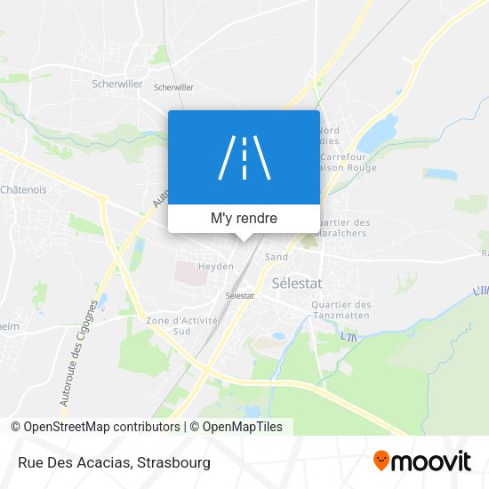 Rue Des Acacias plan