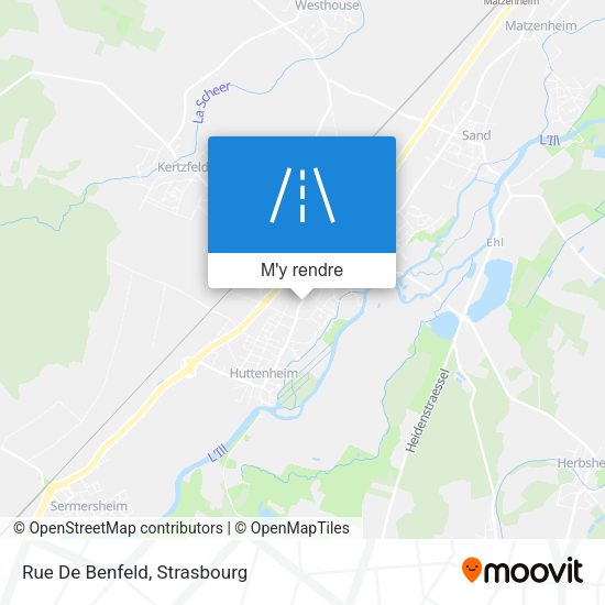 Rue De Benfeld plan