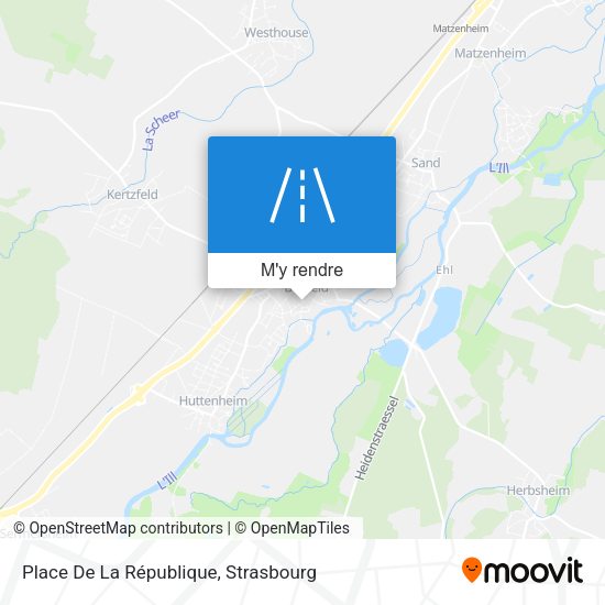 Place De La République plan
