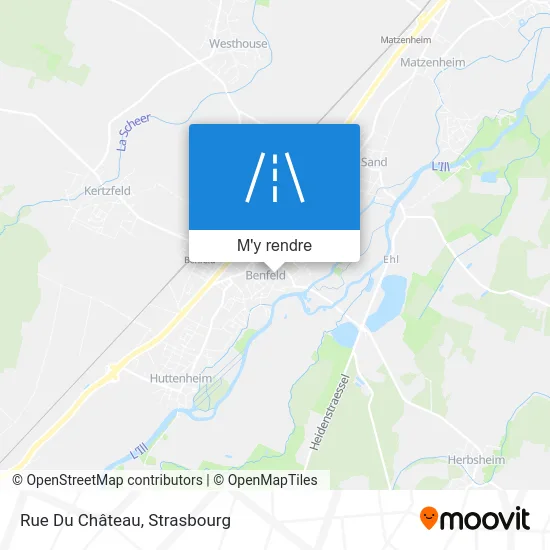 Rue Du Château plan