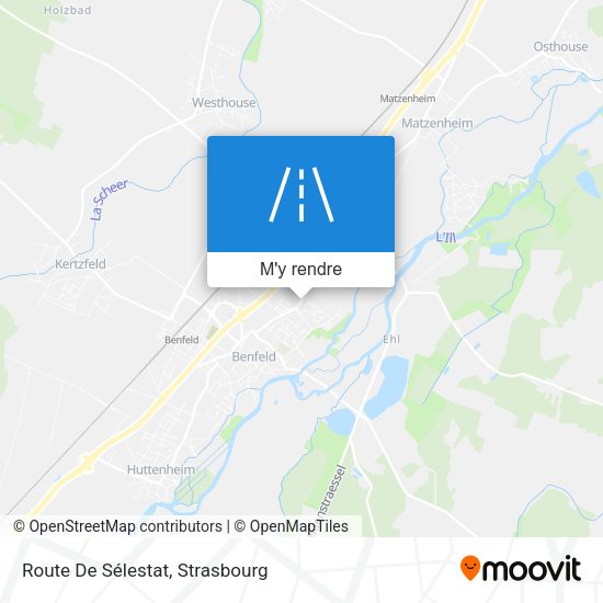 Route De Sélestat plan