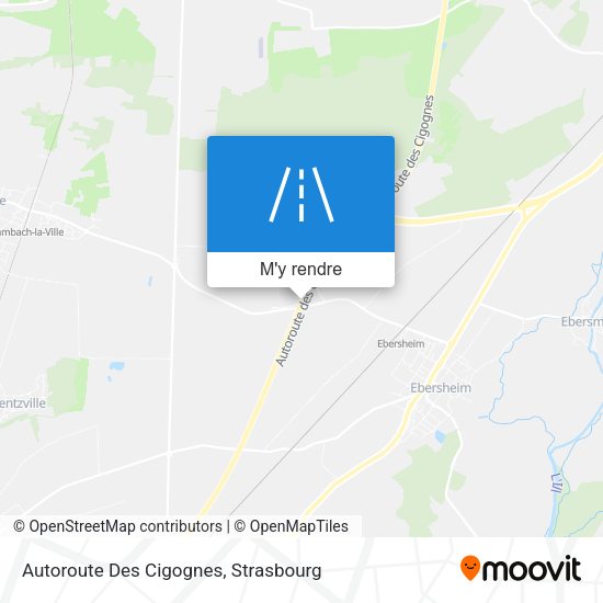 Autoroute Des Cigognes plan
