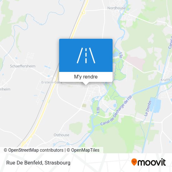 Rue De Benfeld plan