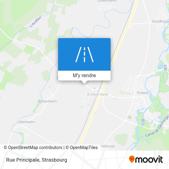 Rue Principale plan