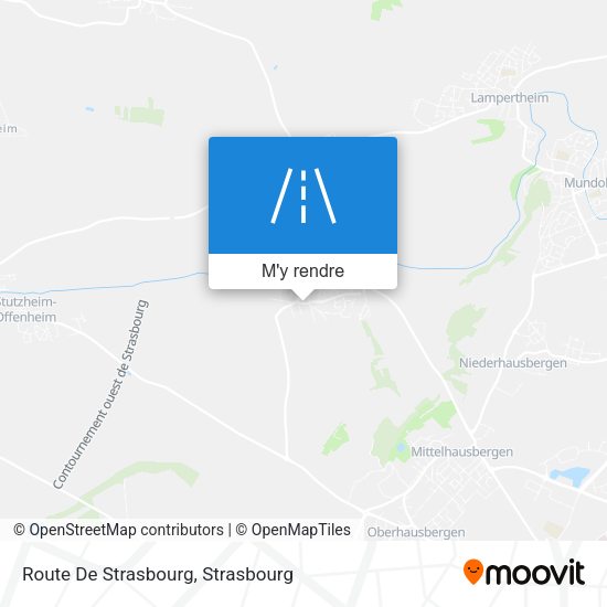 Route De Strasbourg plan