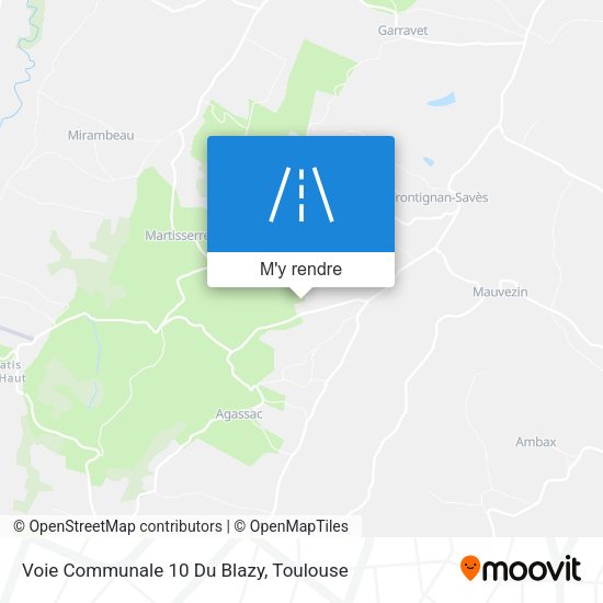 Voie Communale 10 Du Blazy plan