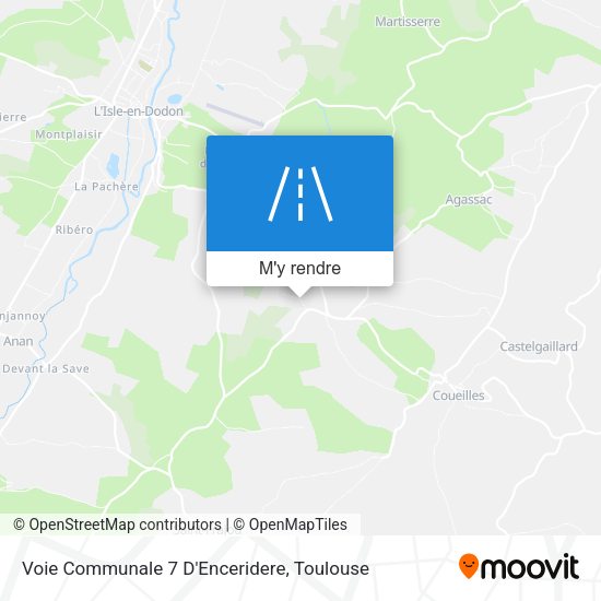 Voie Communale 7 D'Enceridere plan