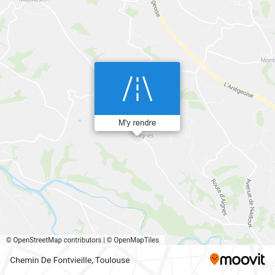 Chemin De Fontvieille plan
