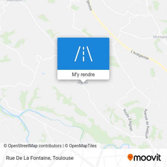 Rue De La Fontaine plan