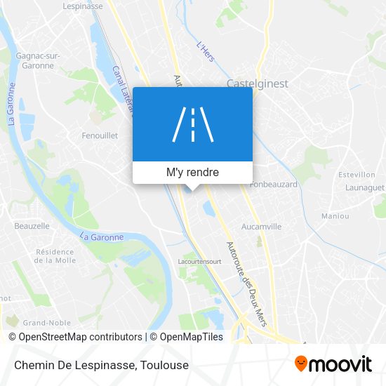 Chemin De Lespinasse plan