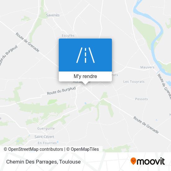 Chemin Des Parrages plan