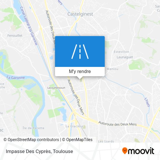 Impasse Des Cyprès plan