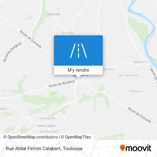 Rue Abbé Firmin Calabert plan