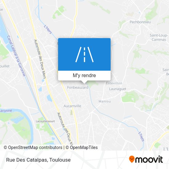 Rue Des Catalpas plan