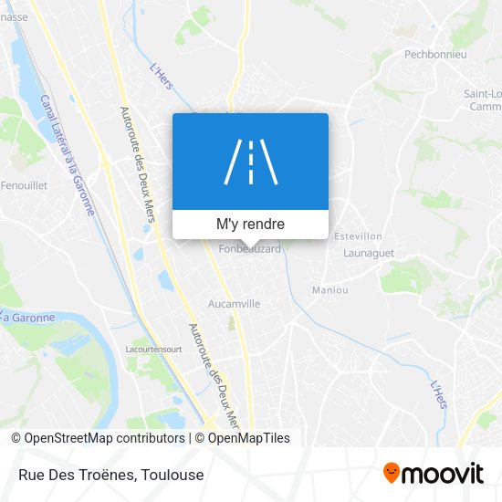 Rue Des Troënes plan