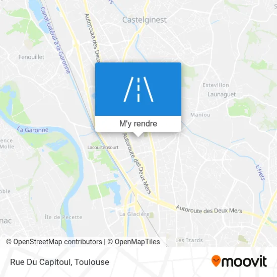 Rue Du Capitoul plan