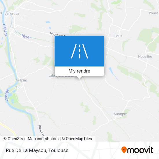 Rue De La Maysou plan