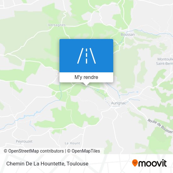 Chemin De La Hountette plan