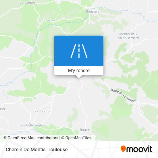 Chemin De Montis plan