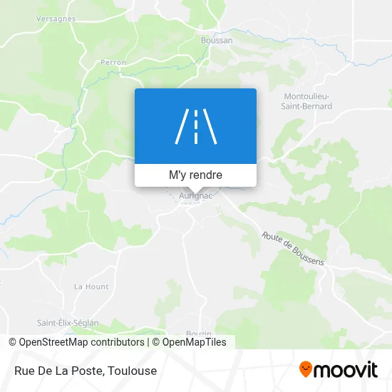 Rue De La Poste plan