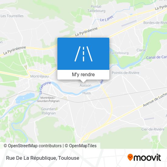 Rue De La République plan