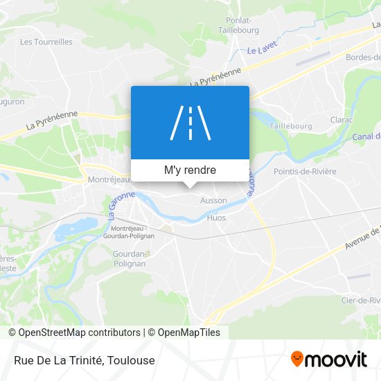 Rue De La Trinité plan