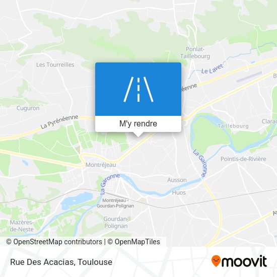 Rue Des Acacias plan