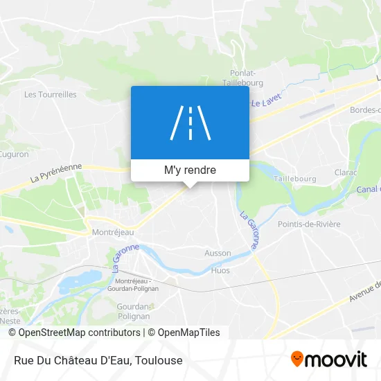 Rue Du Château D'Eau plan