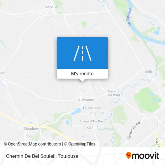 Chemin De Bel Souleil plan