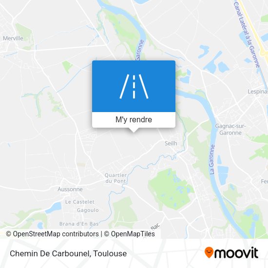 Chemin De Carbounel plan