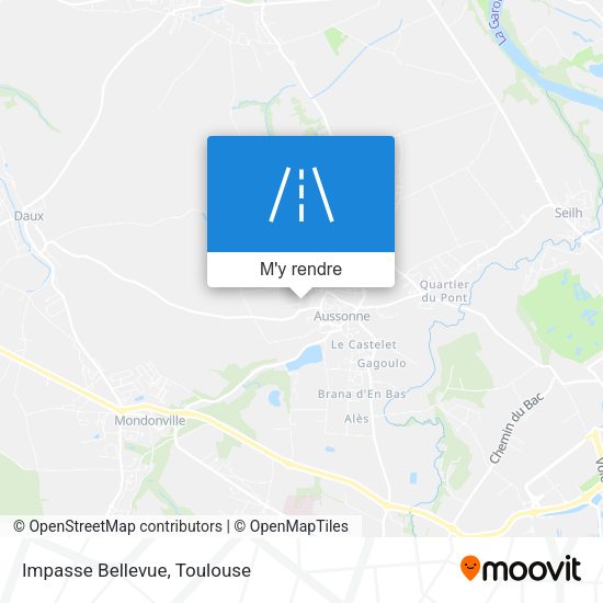 Impasse Bellevue plan