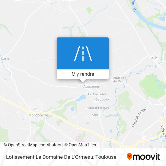 Lotissement Le Domaine De L'Ormeau plan
